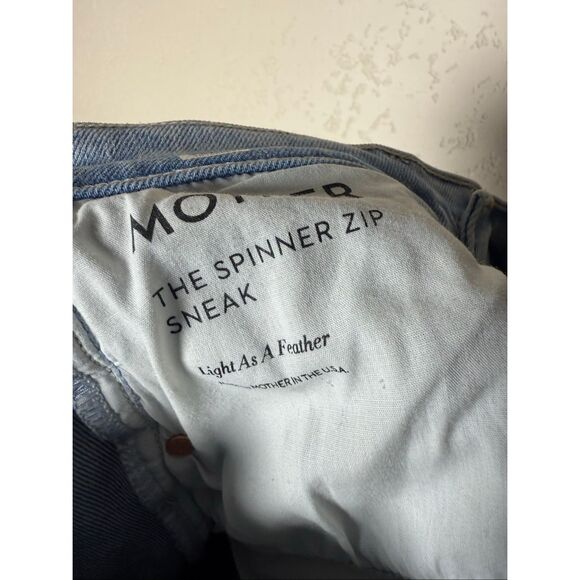 MOTHER The Spinner Zip Sneak in Light As A Feather - Picture 10 of 11